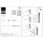 RITTAL SPA - RIT4118500 VX PORTASCHEMI LAMIERA L=800 - 1PZ