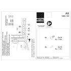 RITTAL SPA - RIT1485100 AX PLASTIC ARRESTO PORTA APERTA -2PZ