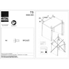RITTAL SPA - RIT4595000 VX FISSAGGI A PARETE 4PZ