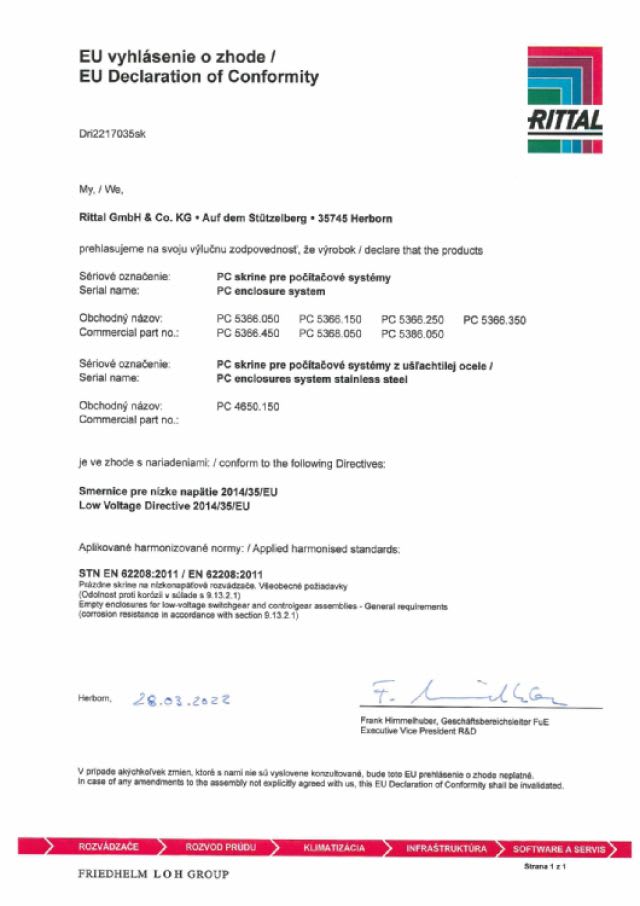 RITTAL SPA - RIT5368050 PCVX 600X1600X836 CASSETTO PORTA TRASP