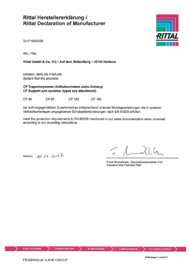 RITTAL SPA - RIT6664500 CP 40 GIUNTO ACCOPPIAMENTO FISSO