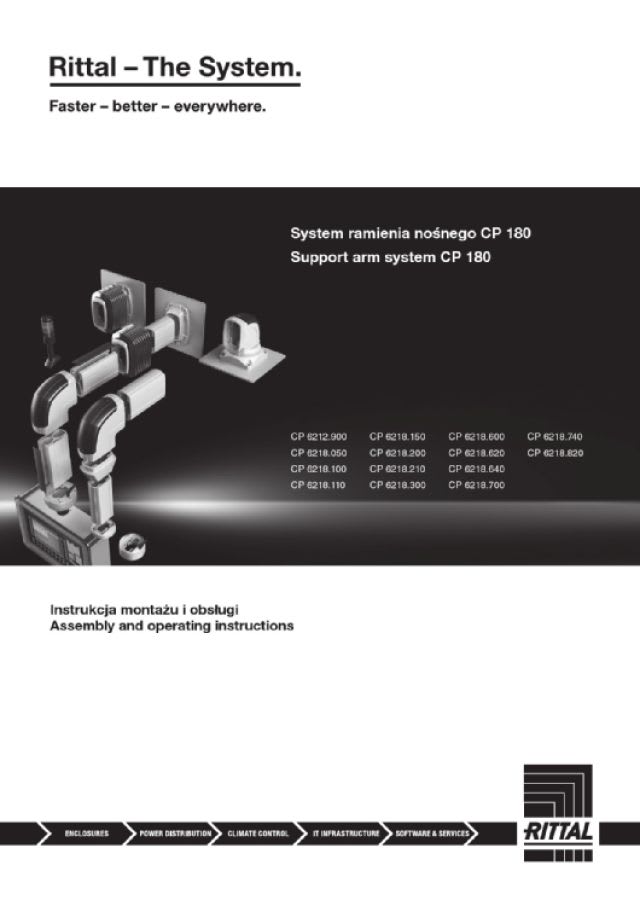 RITTAL SPA - RIT6218100 CP 180 PROFILO CHIUSO 1000 MM