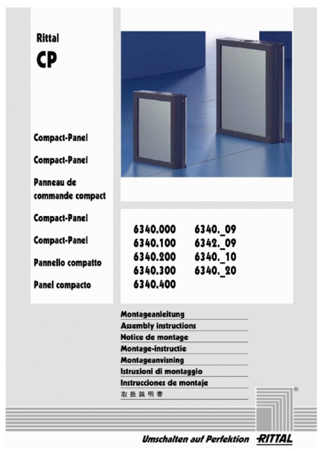 RITTAL SPA - RIT6340400 CP COMPACT-PANEL 315X388X87