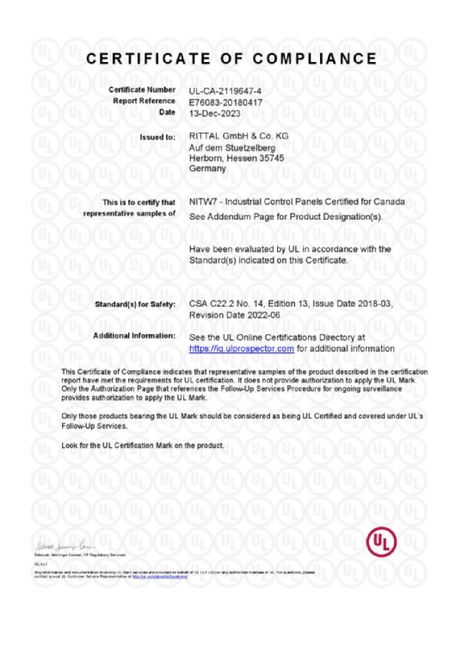 RITTAL SPA - RIT9682192 SV PORTA PARZIALE VX LXA 800X1200