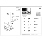 RITTAL SPA - RIT8618823 VX LAMIERE DI FONDO EMC 1200MM - 1PZ