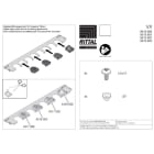 RITTAL SPA - RIT8619803 VX LAMIERE INGR.CAVI 1200MM 4PZ - 4PZ