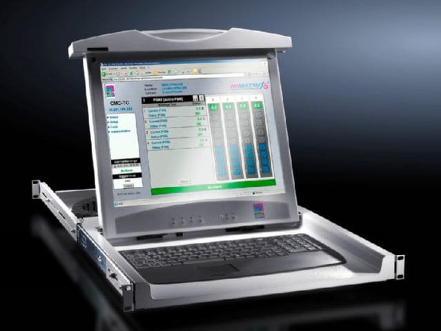 RITTAL SPA - RIT9055412 MTE MONITOR 17 RAL 9005 / INGLESE