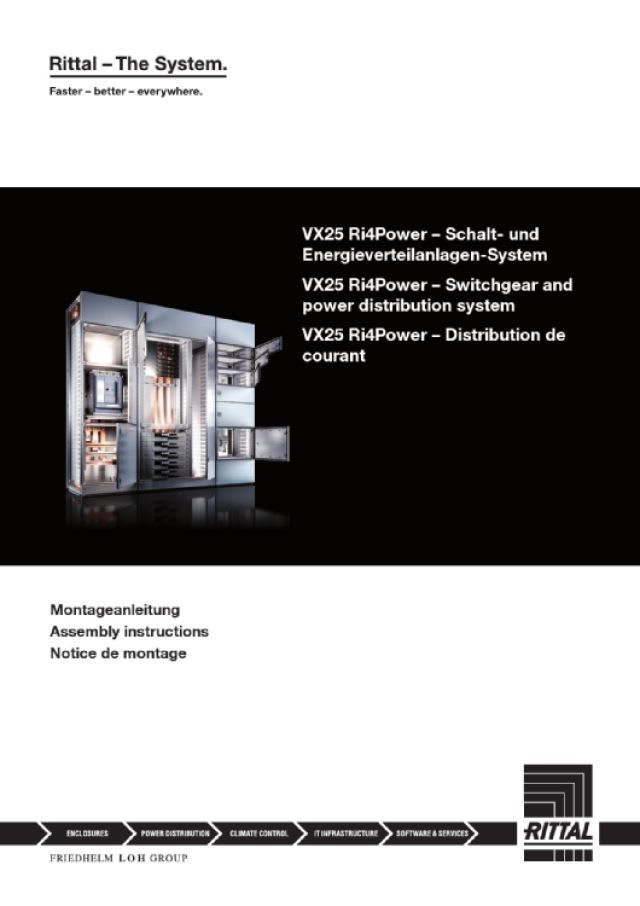 RITTAL SPA - RIT9681662 SV TETTO VX, IP 55