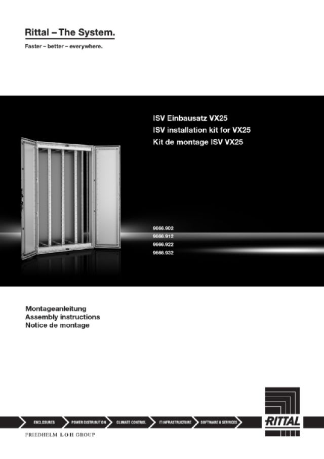 RITTAL SPA - RIT9666732 ISV TRAVERSA INTERNA X INSTALLAZIONE-2PZ