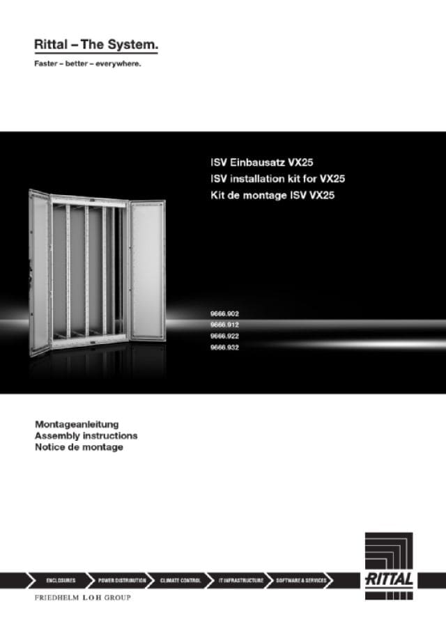 RITTAL SPA - RIT9666732 ISV TRAVERSA INTERNA X INSTALLAZIONE-2PZ