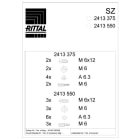 RITTAL SPA - RIT2413375 PS PROF.SCHERMATURA EMC L=375