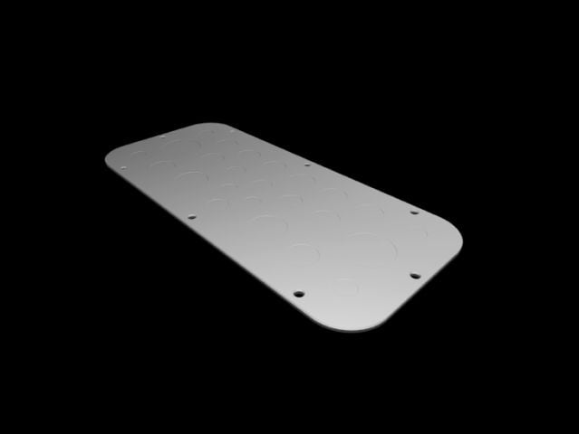RITTAL SPA - RIT2572100 AX FLANGIA ING.CAVI PRETRANCIATA 2GR