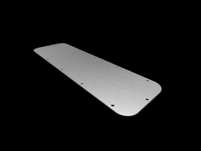 RITTAL SPA - RIT2574100 AX FLANGIA ING.CAVI PRETRANCIATA 4GR
