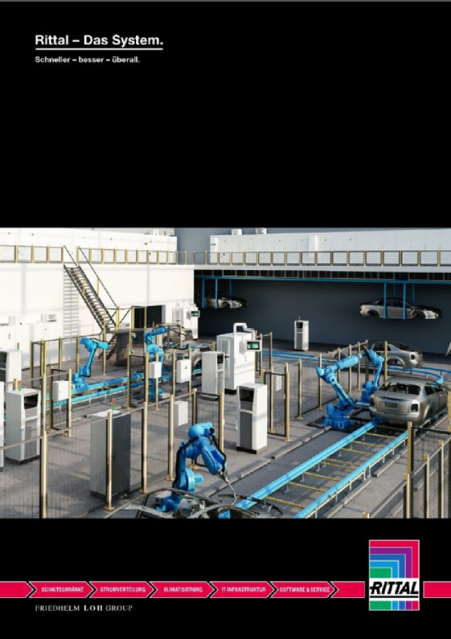 RITTAL SPA - RIT2577000 AX MANIGLIA IN PLASTICA CHIAVE 3524