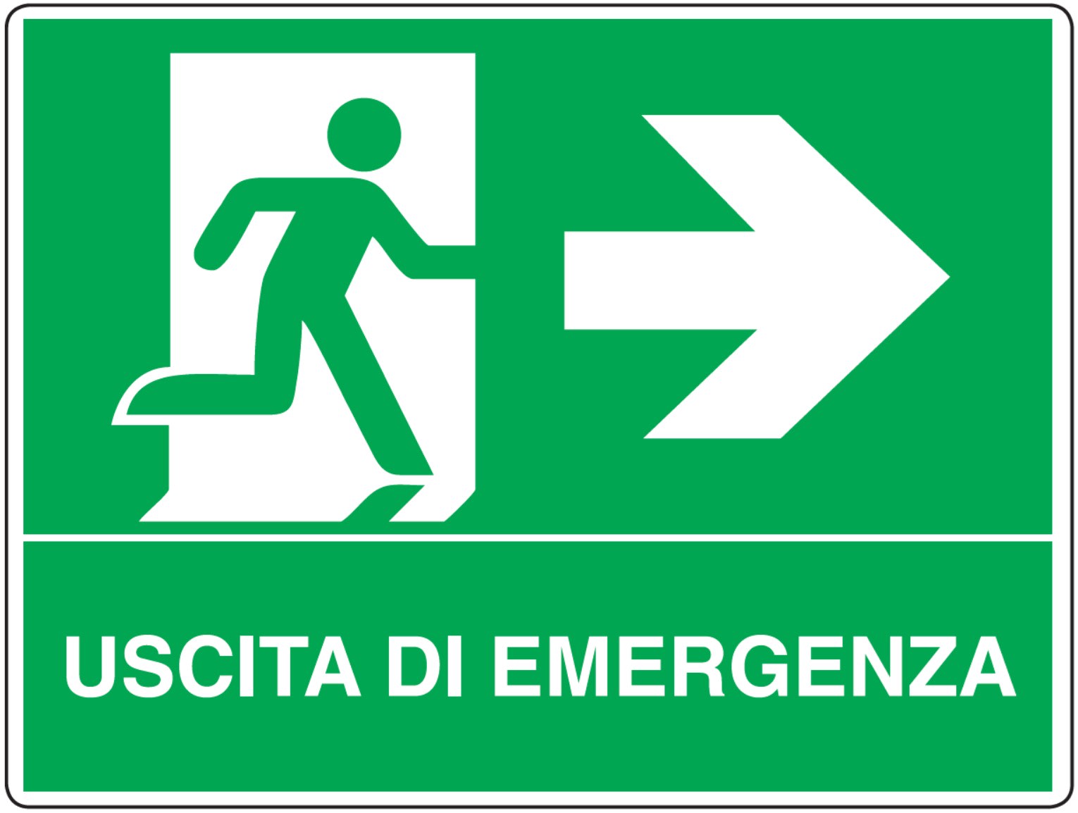 OCMEI SRL - OCME002-1761-E CART 210X160MM  USCITA EMERENZA DX