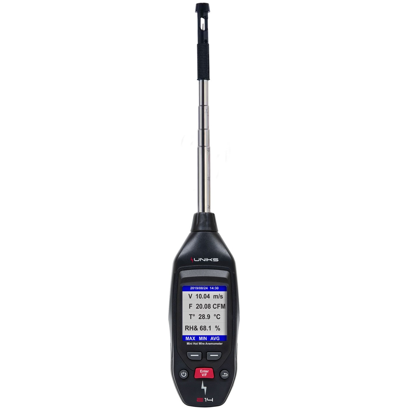 UNIKS SRL - UNKE14 ANEMOMETRO A FILO CALDO