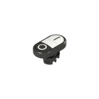PIZZATO ELETTRICA - PZZE2 1PDRL1AAAA PULSANTE DOPPIO INFERIORE RASATO CON MAR