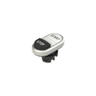PIZZATO ELETTRICA - PZZE2 1PDSL9AAAN PULSANTE DOPPIO INFERIORE SPORGENTE CON
