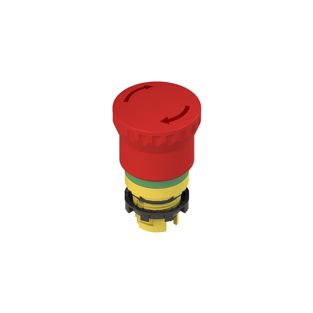 PIZZATO ELETTRICA - PZZE2 1PERZ4731 PULSANTE D EMERGENZA CON SBLOCCO A ROTAZ