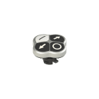PIZZATO ELETTRICA - PZZE2 1PQFA9QAAL PULSANTE QUADRUPLO