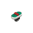 PIZZATO ELETTRICA - PZZE2 1PTRS9AAAY PULSANTE TRIPLO INFERIORE RASATO CON MAR
