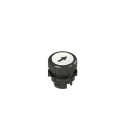 PIZZATO ELETTRICA - PZZE2 1PU2R221L7 PULSANTE AD IMPULSO RASATO BIANCO CON MA