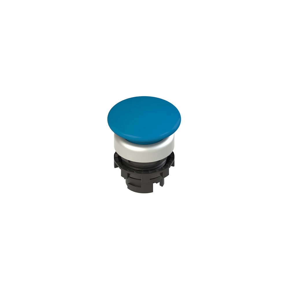 PIZZATO ELETTRICA - PZZE2 3PU2F6490 PULSANTE AD IMPULSO A FUNGO BLU