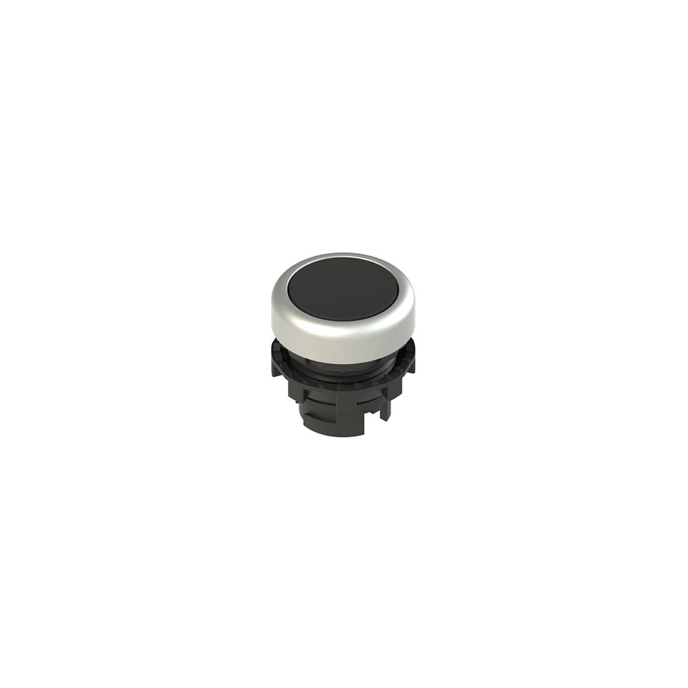 PIZZATO ELETTRICA - PZZE2 1PU2R1290-T6 PULSANTE AD IMPULSO RASATO NERO