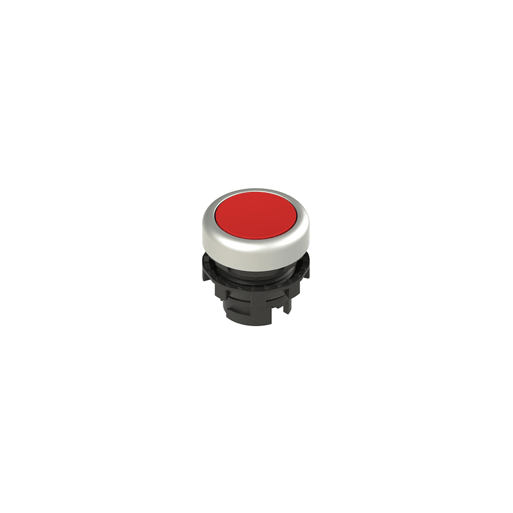 PIZZATO ELETTRICA - PZZE2 1PU2R3290-T6 PULSANTE AD IMPULSO RASATO ROSSO
