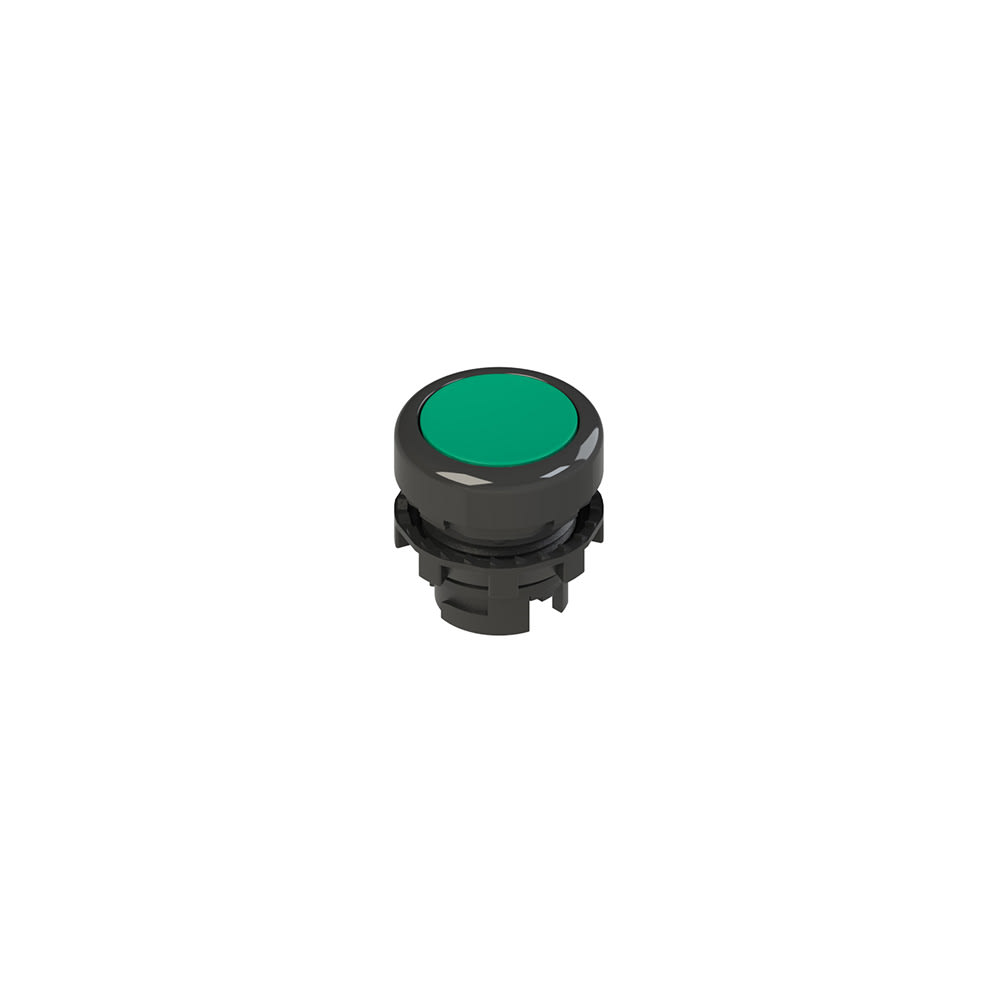 PIZZATO ELETTRICA - PZZE2 1PU2R4210-T6 PULSANTE AD IMPULSO RASATO VERDE