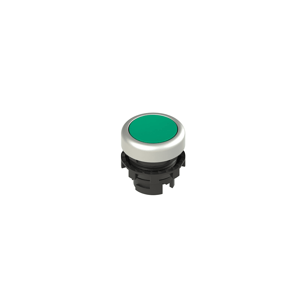 PIZZATO ELETTRICA - PZZE2 1PU2R4290-T6 PULSANTE AD IMPULSO RASATO VERDE