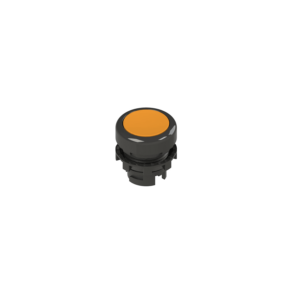PIZZATO ELETTRICA - PZZE2 1PU2R8210 PULSANTE AD IMPULSO RASATO ARANCIO