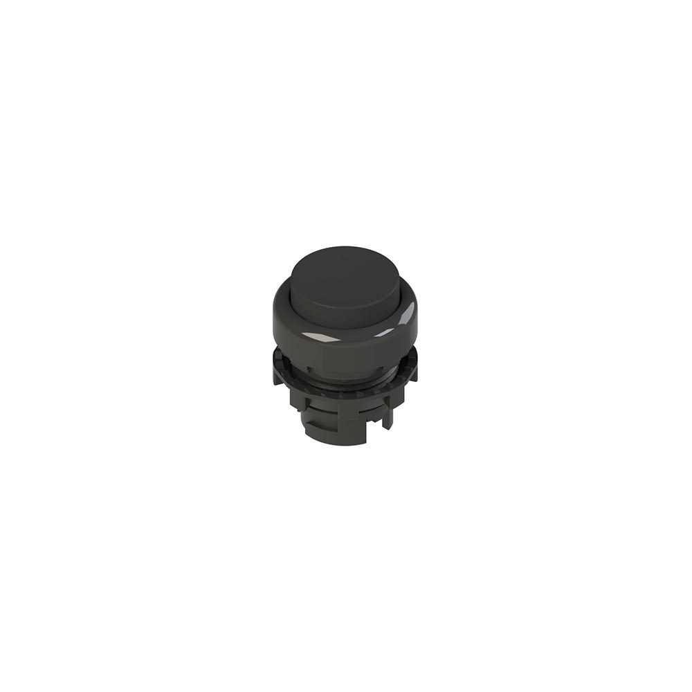 PIZZATO ELETTRICA - PZZE2 1PU2S1210 PULSANTE AD IMPULSO SPORGENTE NERO