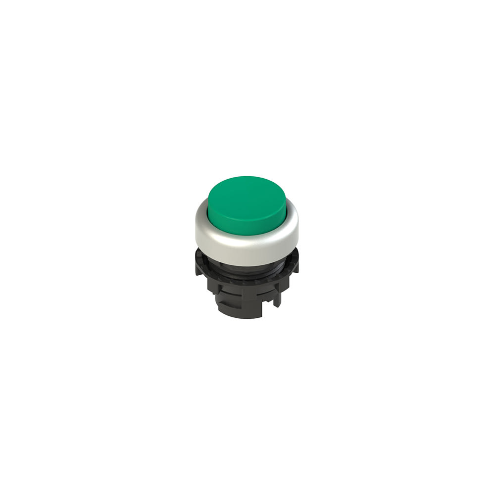 PIZZATO ELETTRICA - PZZE2 1PU2S4290 PULSANTE AD IMPULSO SPORGENTE VERDE