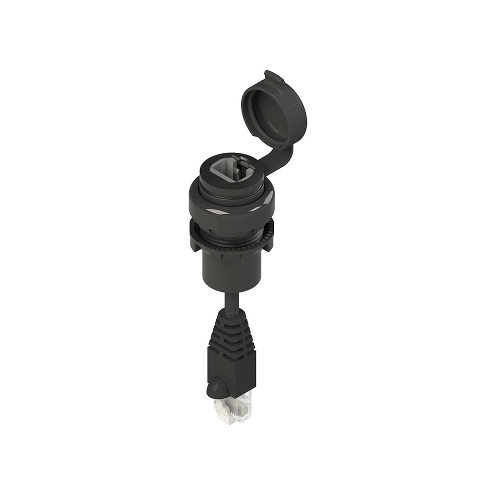 PIZZATO ELETTRICA - PZZE2 1RJ451AN1 PRESA RJ45 SERIE EROUND