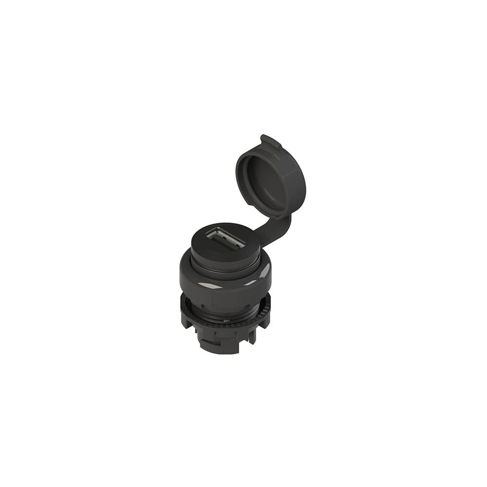 PIZZATO ELETTRICA - PZZE2 1USB1CAK PRESA USB 2.0 SERIE EROUND