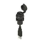 PIZZATO ELETTRICA - PZZE2 1USB1CN5 PRESA USB 2.0 SERIE EROUND