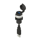 PIZZATO ELETTRICA - PZZE2 1USB9AN1.8 PRESA USB 3.0 SERIE EROUND