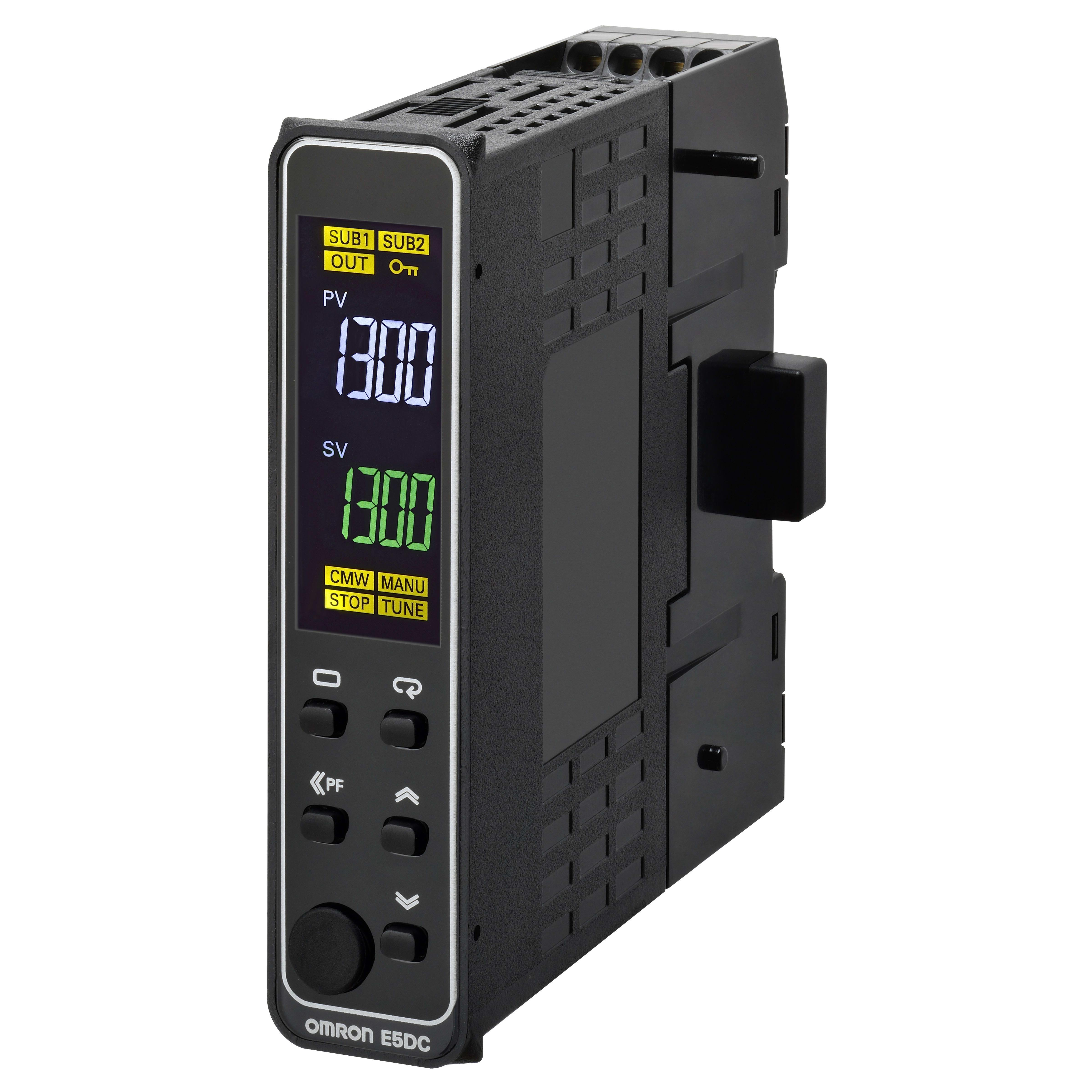 OMRON - OMRE5DCQX2DBM002 TERMOREGOLATORE PRO. GUIDA DIN 22.5 MM.