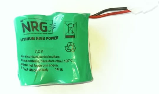 IESS SRL - EAABLSH3360 BAT.LITIO 7,2V-14AH X FLAMMER/SV,SEI300T