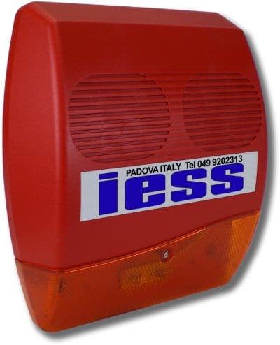 IESS SRL - EAASA100/24 SIRENA ANTINCENDIO AUTOALIMENTATA EN54-3