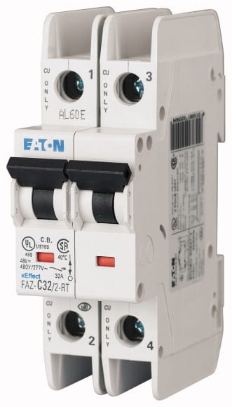 EATON - EAO102204 FAZ-C6/2-RT INT.AUT. UL/CSA 2P 6A C 10KA