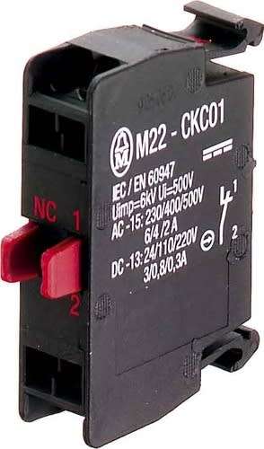 EATON - EAO216387 M22-CKC01 CONTATTO NC CAGE CLAMP PER CUS
