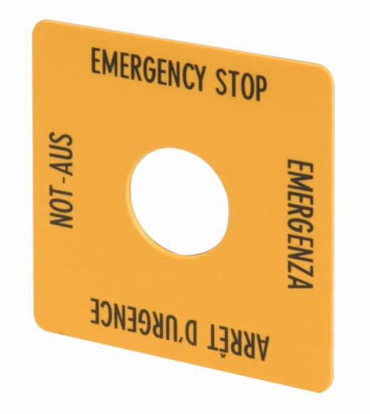 EATON - EAO216484 M22-XYK1 ETICH. ARR.EM. 50X50, D-GB-F-IT