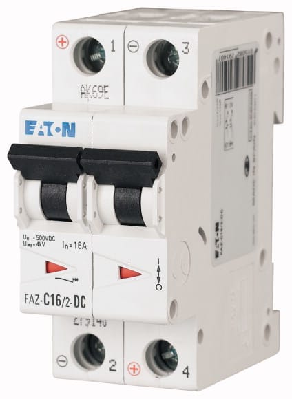 EATON - EAO279144 FAZ-C40/2-DC INT. MT 10KA 2P C-DC 40A
