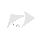 ROSSINI - RSSEBI028B COPPIA TESTATE TERMINALI BIANCHE PER EBI027B