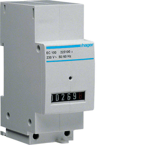 HAGER - HAGEC100 CONTAORE MODULARE 230 V 2M