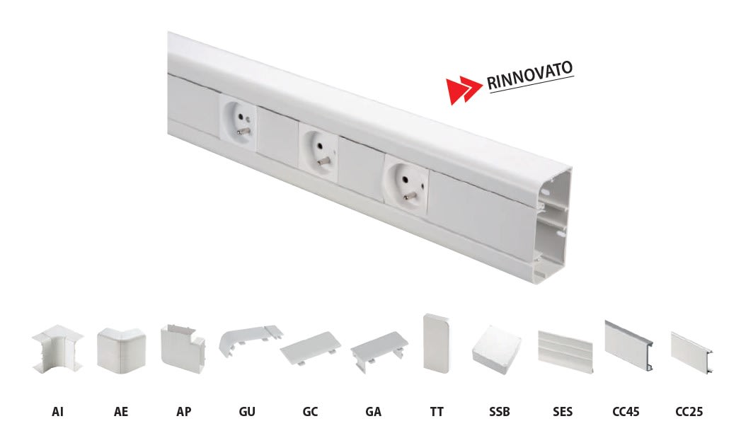 ELETTROCANALI SRL - ETNECSSB2 SCATOLA SEP.CAN.MINICA.+SCOM.D.165X165X7
