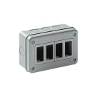 ELETTROCANALI - ETNEC300A4 CONTENITORE PARETE IP40 4 POSTI GWS-MAGI