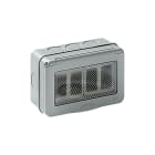 ELETTROCANALI - ETNEC310A4 CONTENITORE PARETE IP55 4 POSTI GWS-MAGI